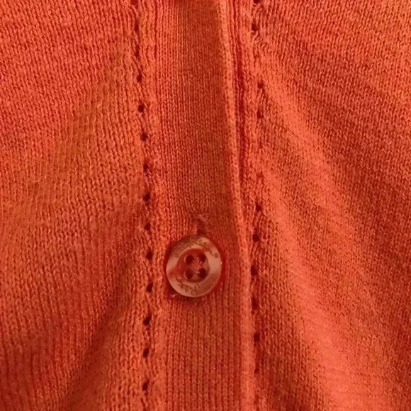 Lilly Pulitzer Pink Cardigan V-Neck Size Medium - Picture 5 of 16